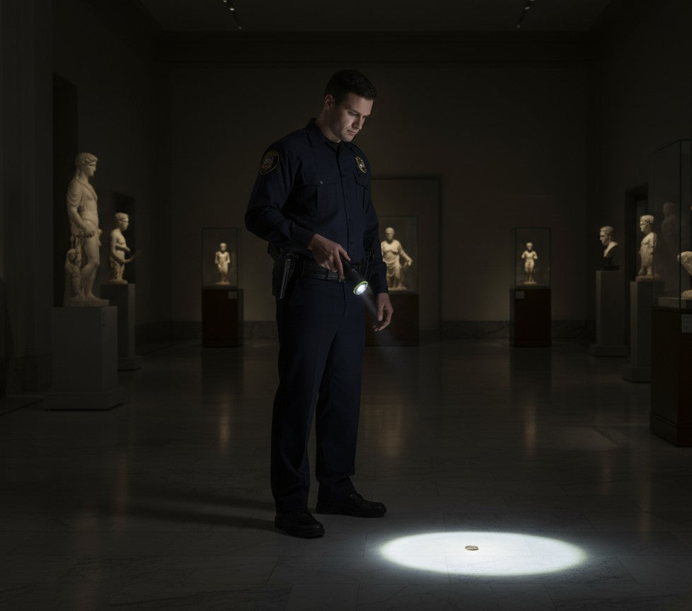 security guard taser flashlight