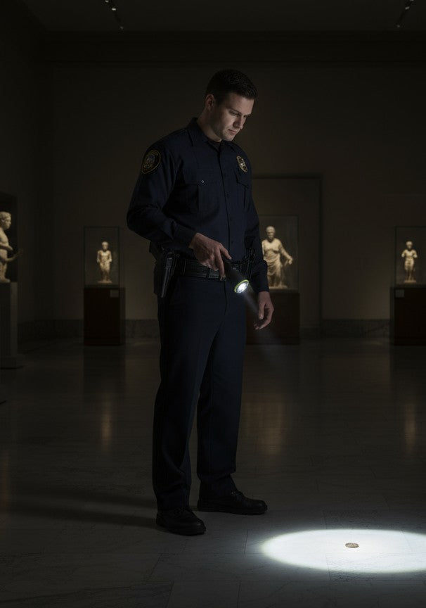 security guard taser flashlight